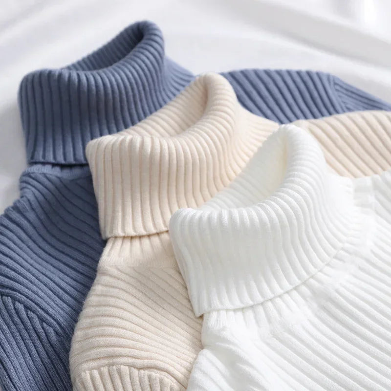 Women Fall Turtleneck Sweater Knitted Soft Pullovers Jumpers Basic Soft Sweaters For Women 2026 Autumn Winter